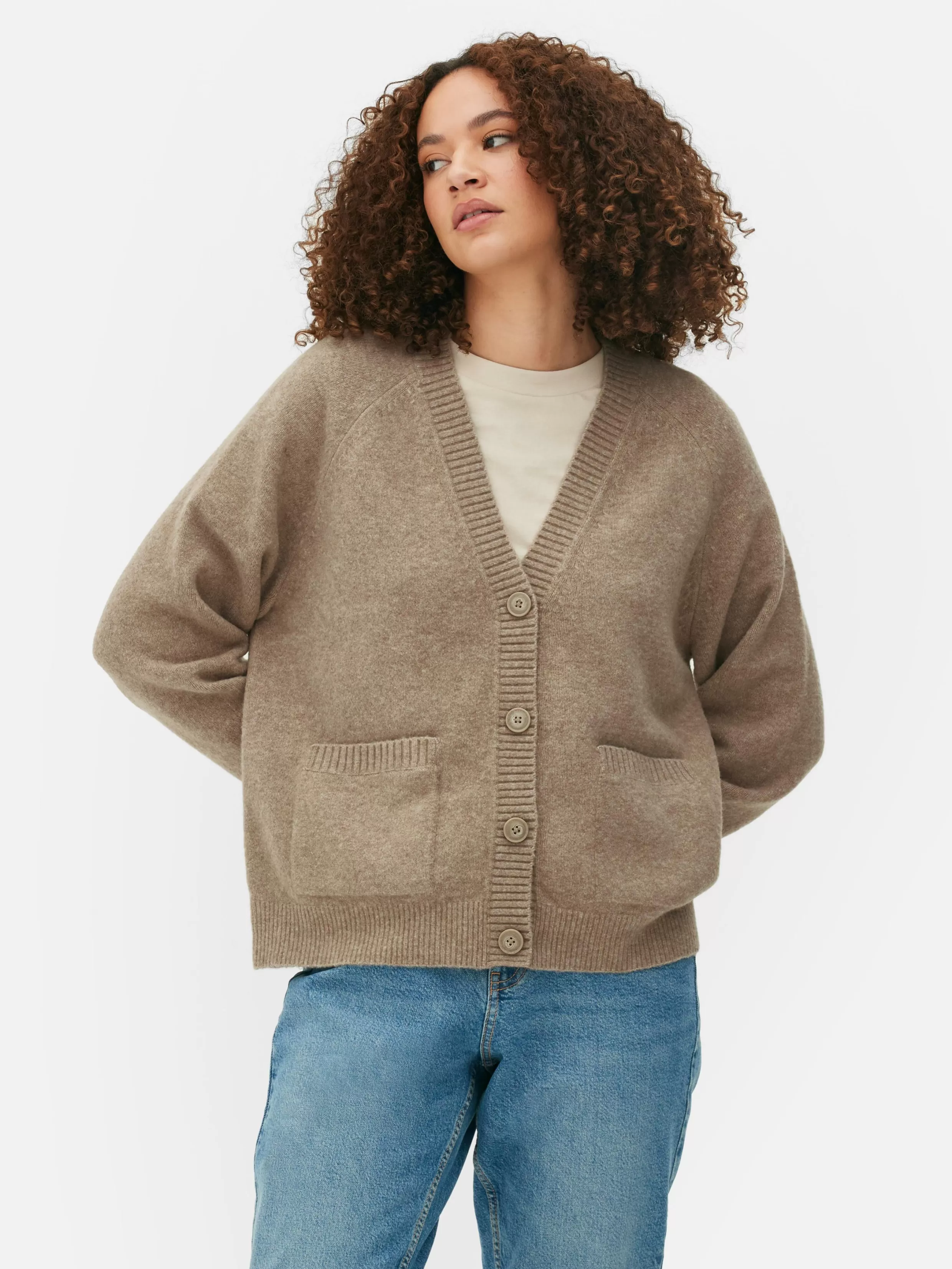 Online V-Neck Boyfriend Cardigan Women Sweaters And Cardigans