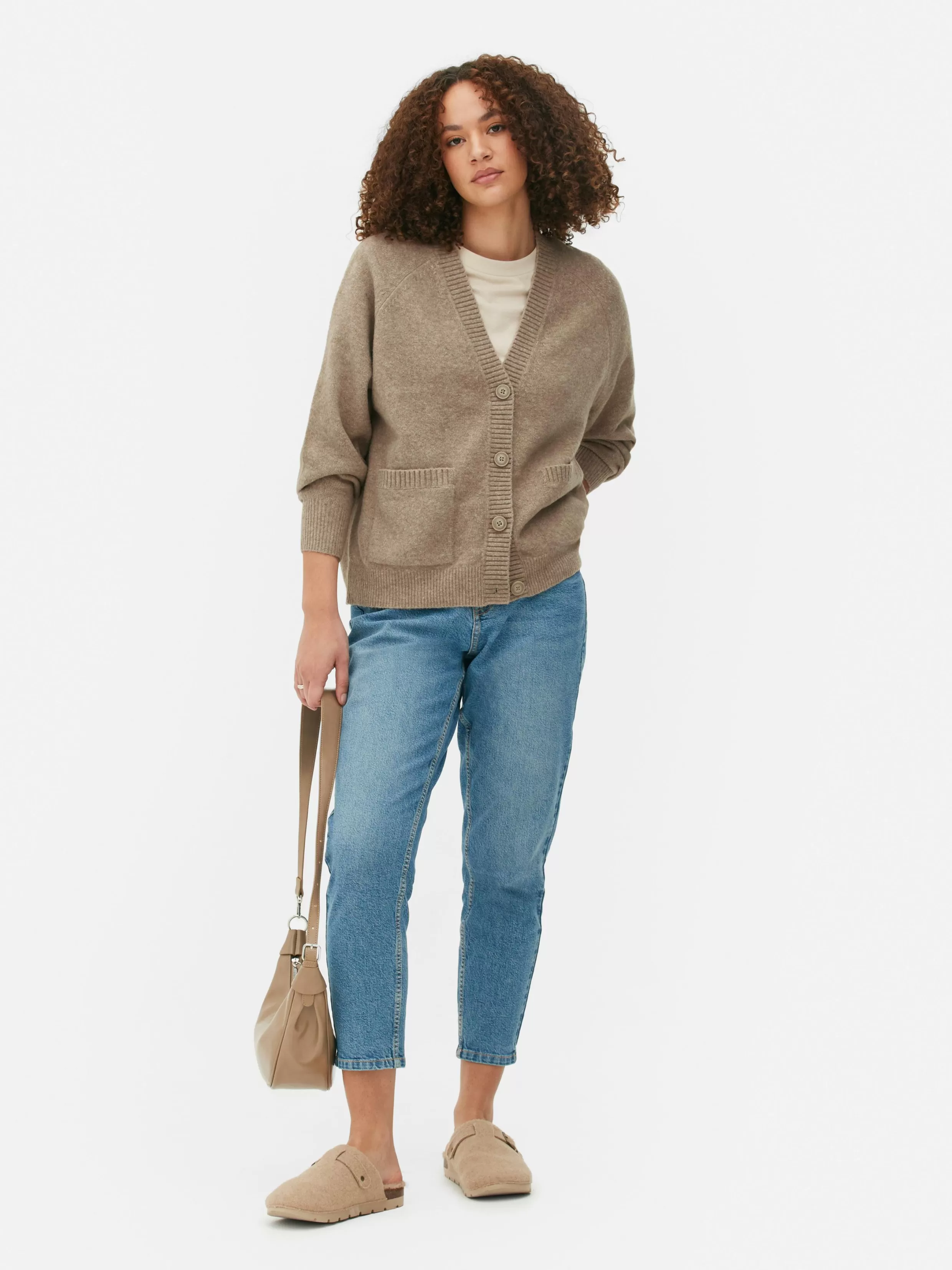 Online V-Neck Boyfriend Cardigan Women Sweaters And Cardigans