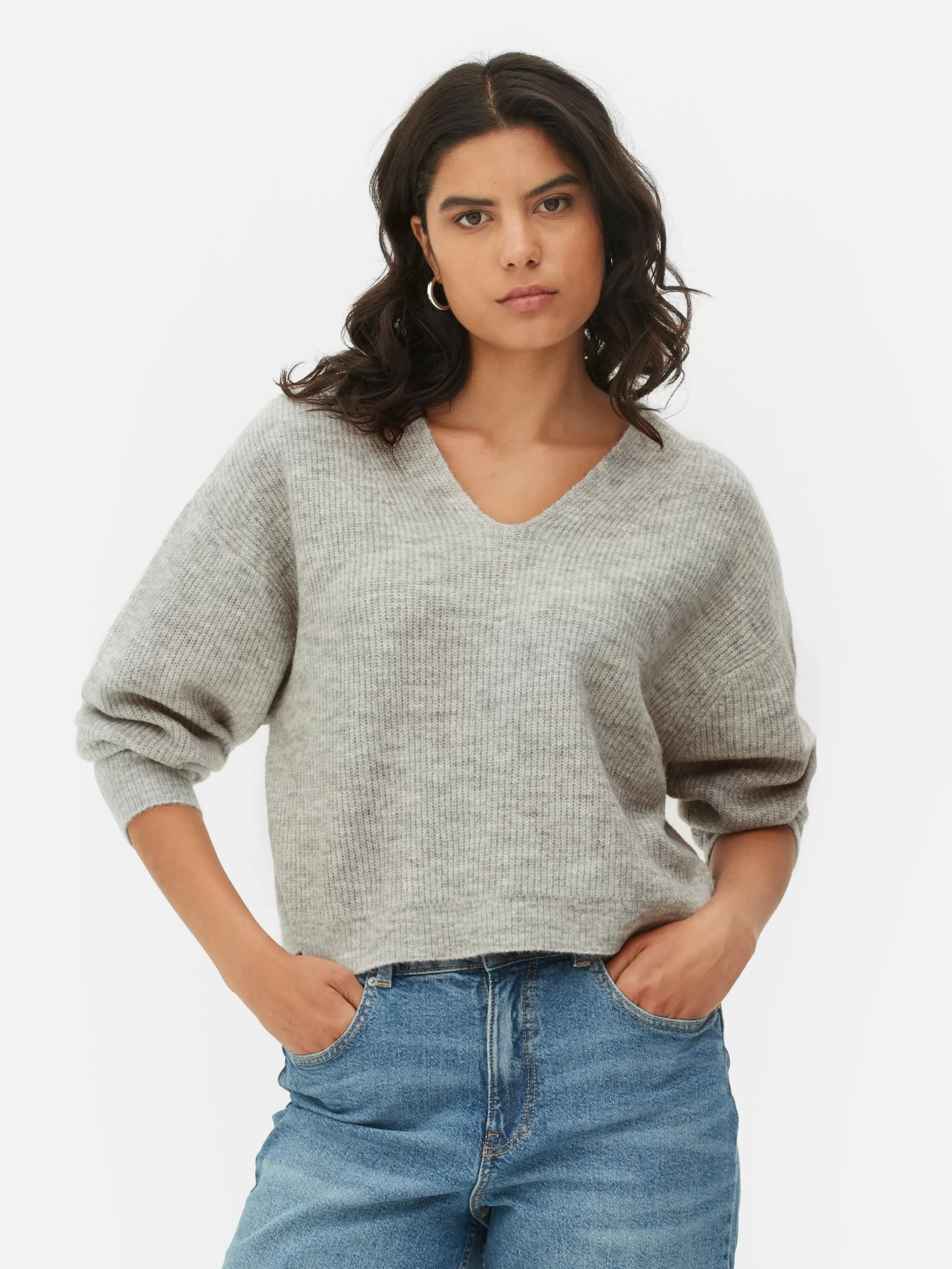 Discount V-Neck Sweater Women Sweaters And Cardigans