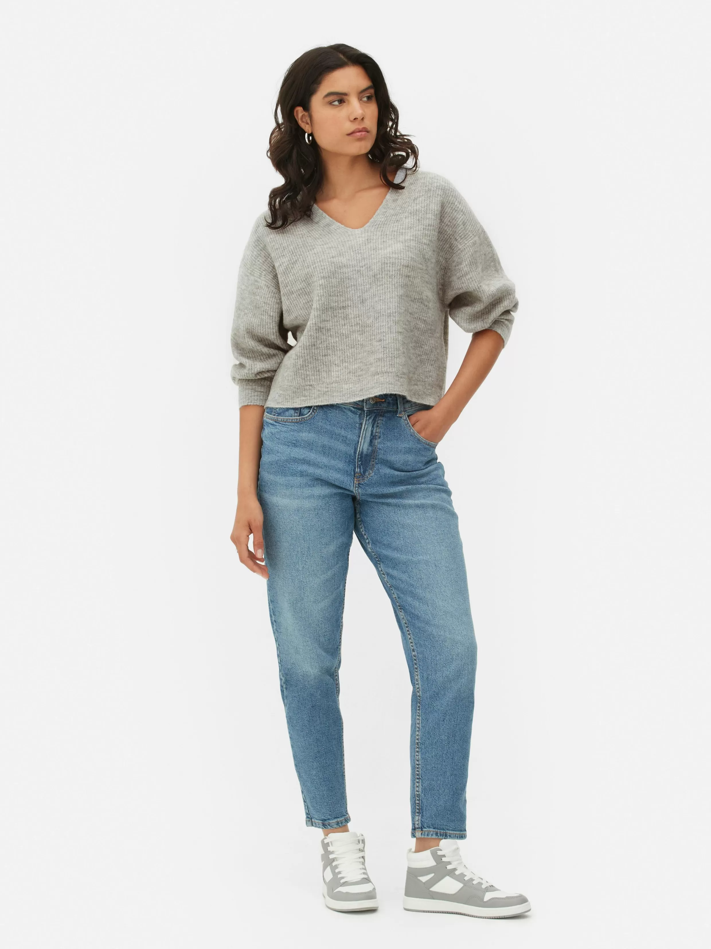 Discount V-Neck Sweater Women Sweaters And Cardigans