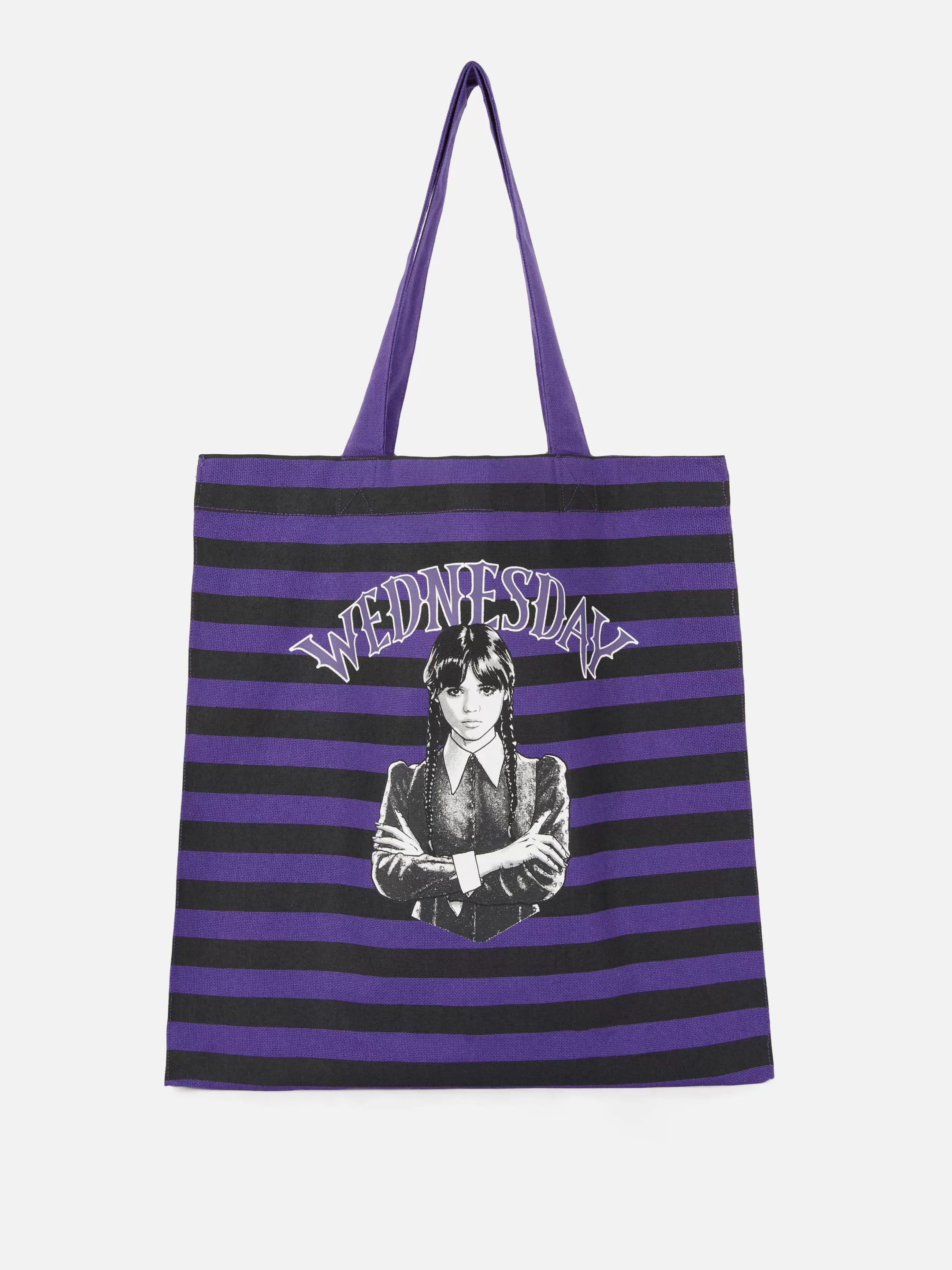 Outlet Wednesday Addams Striped Tote Kids Bags