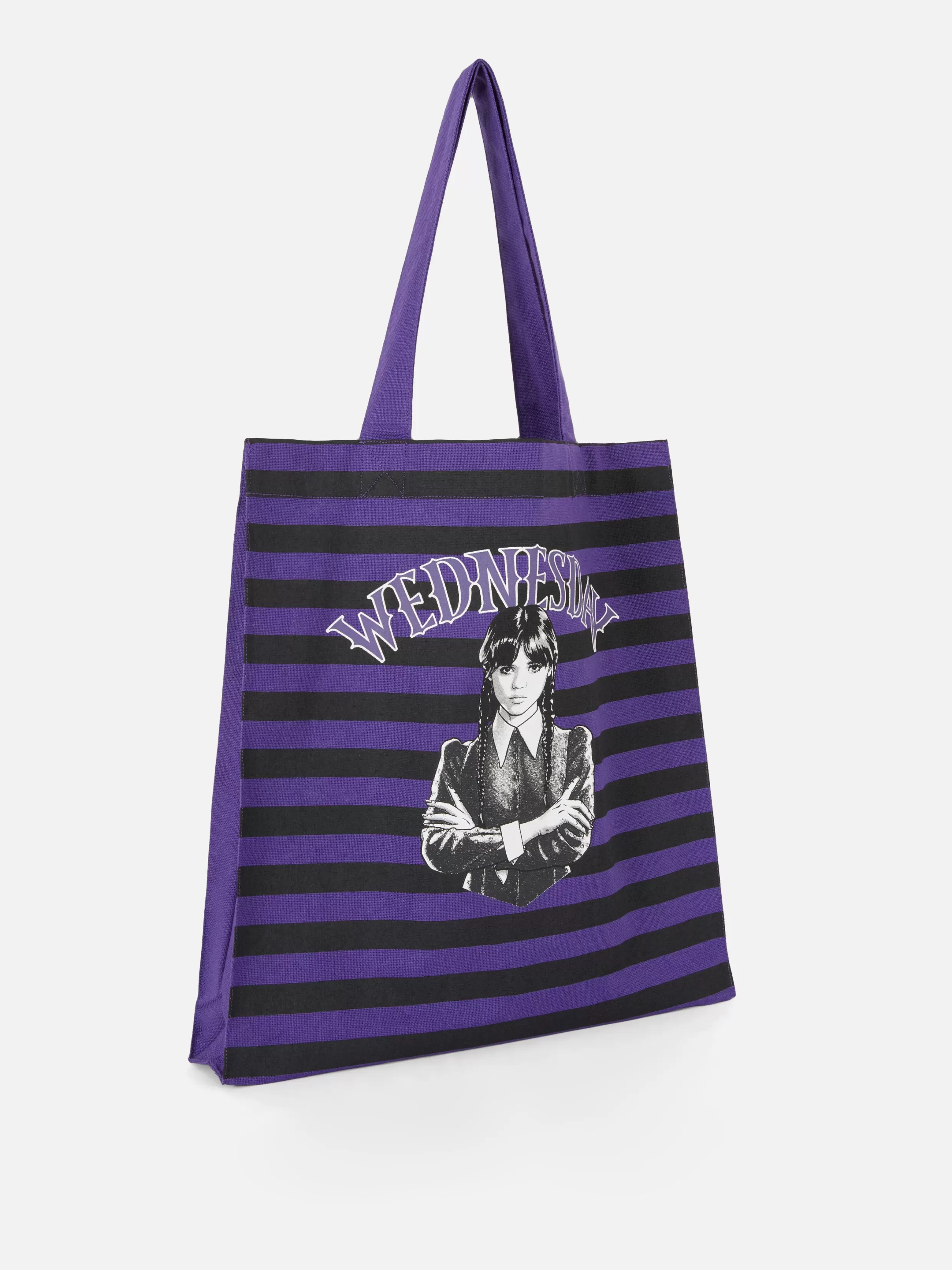 Outlet Wednesday Addams Striped Tote Kids Bags