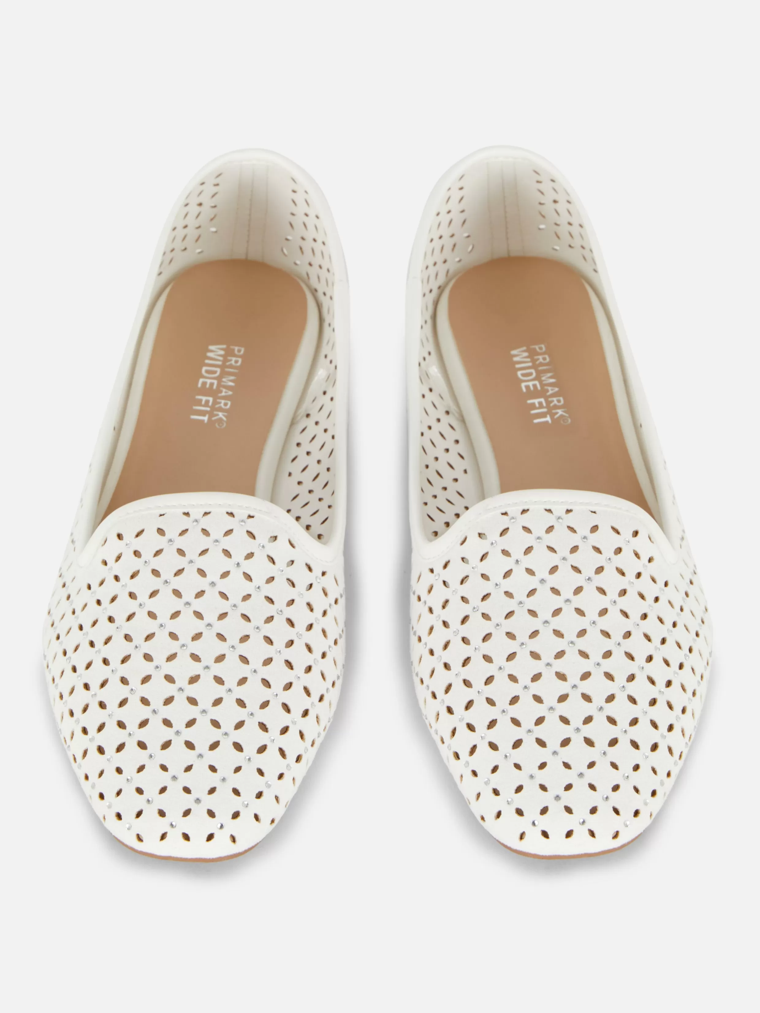 Sale Wide Fit Laser Cut Flats Women Flats