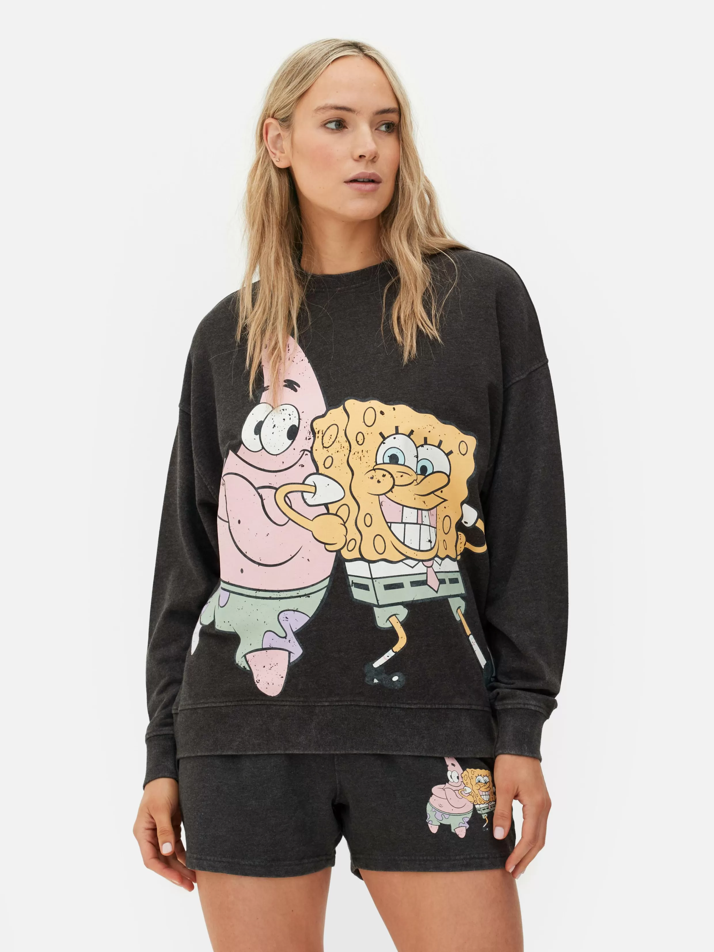 Best Women's SpongeBob SquarePants Family Pajamas Sweatshirt Women Loungewear | Hoodies And Sweatshirts