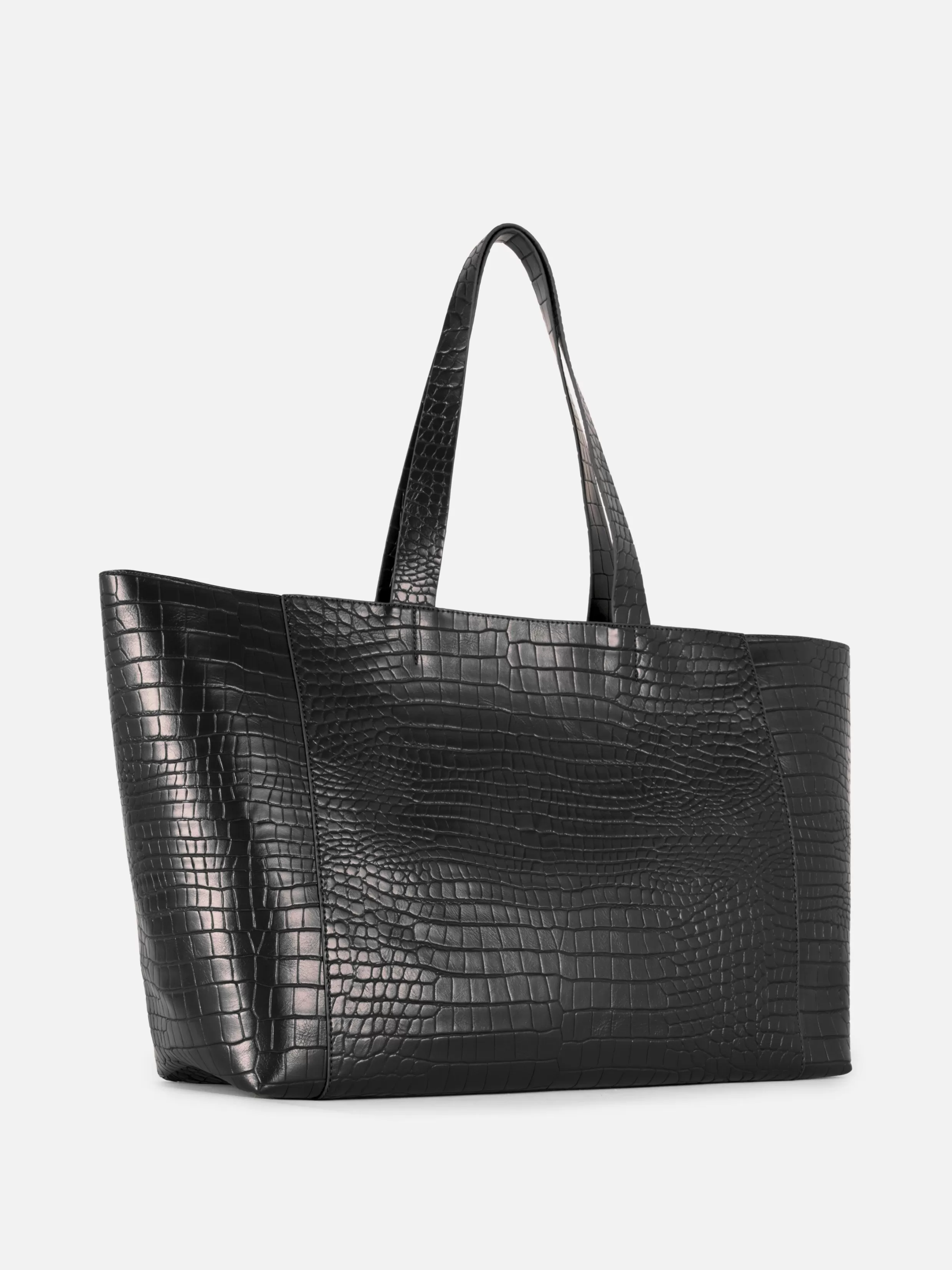 Clearance XL Mock Croc Shopper Women Bags And Purses